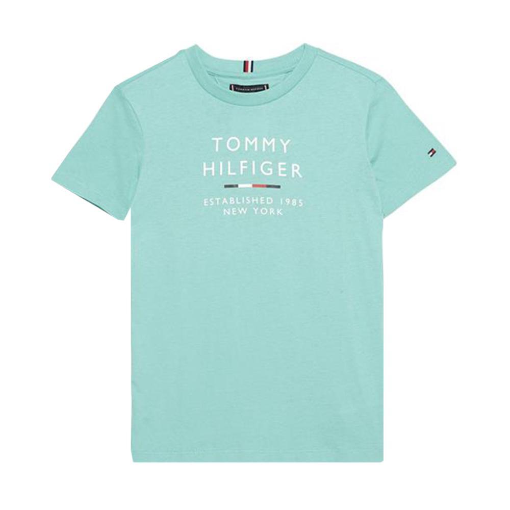 tommy hilfiger t-shirt tommy hilfiger. verde acqua - foto 1