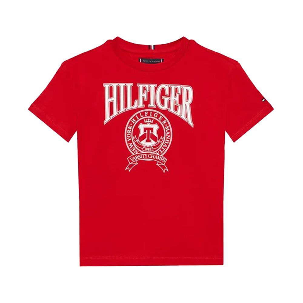 tommy hilfiger t-shirt tommy hilfiger. rosso - foto 1