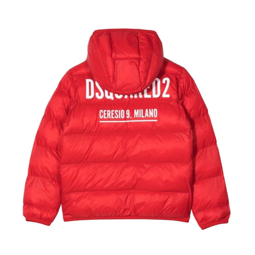 dsquared giubbotto dsquared. rosso