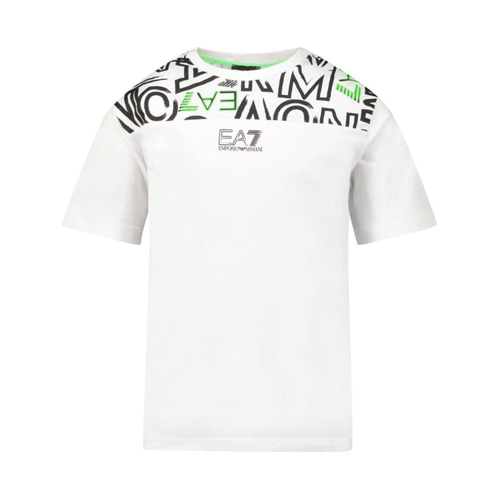 ea7 t-shirt ea7. bianco - foto 1