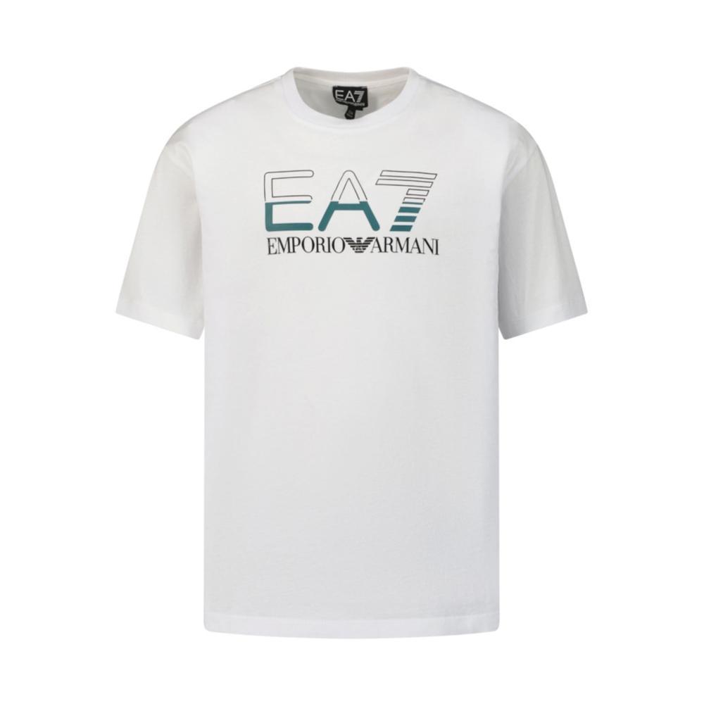 ea7 t-shirt ea7. bianco - foto 1