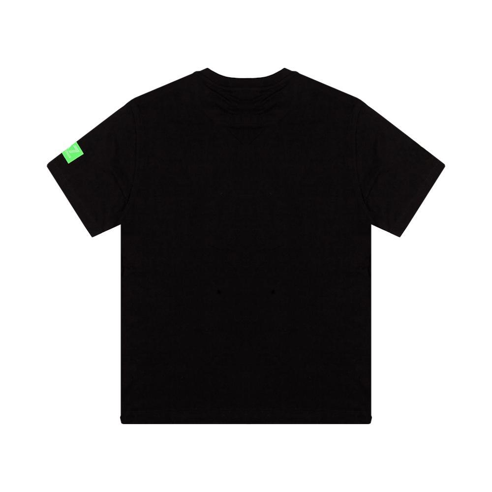 ea7 t-shirt ea7. nero/verde