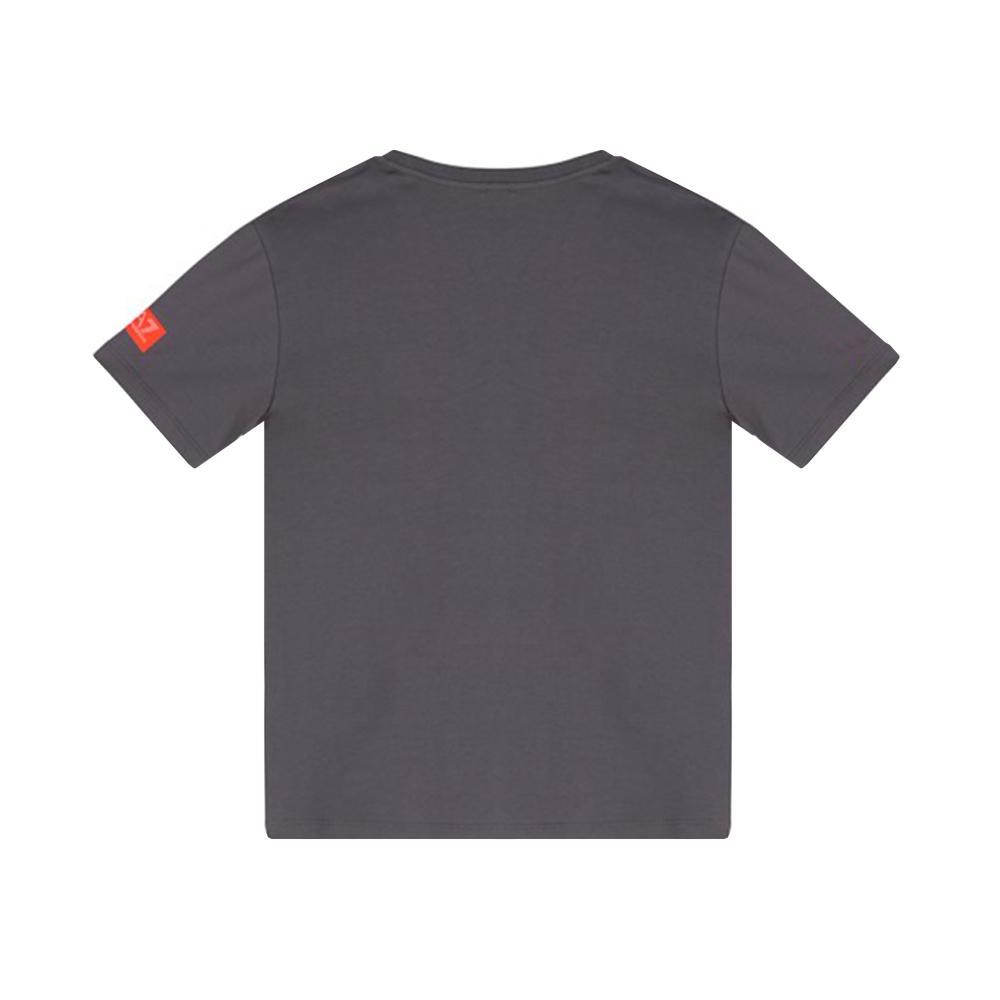 ea7 t-shirt ea7. piombo/rosso