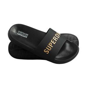 Ciabatte superdry. nero/oro