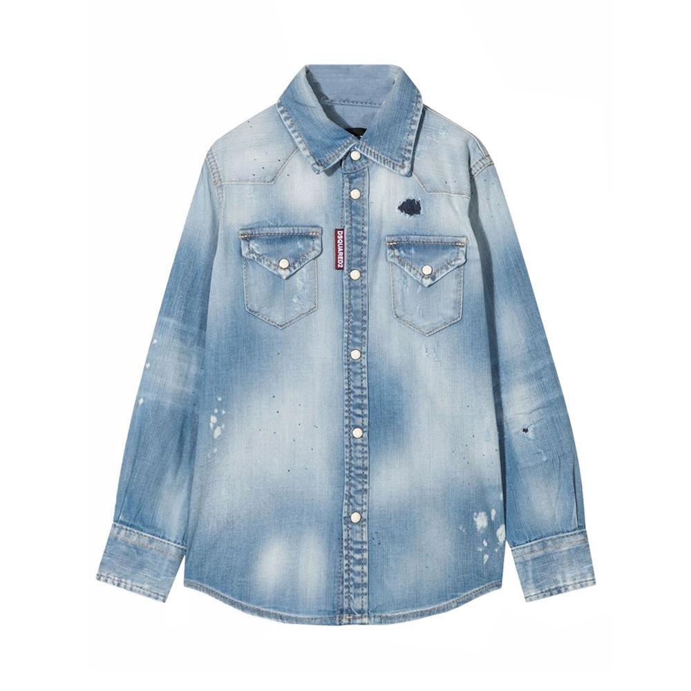 dsquared camicia dsquared. denim - foto 1