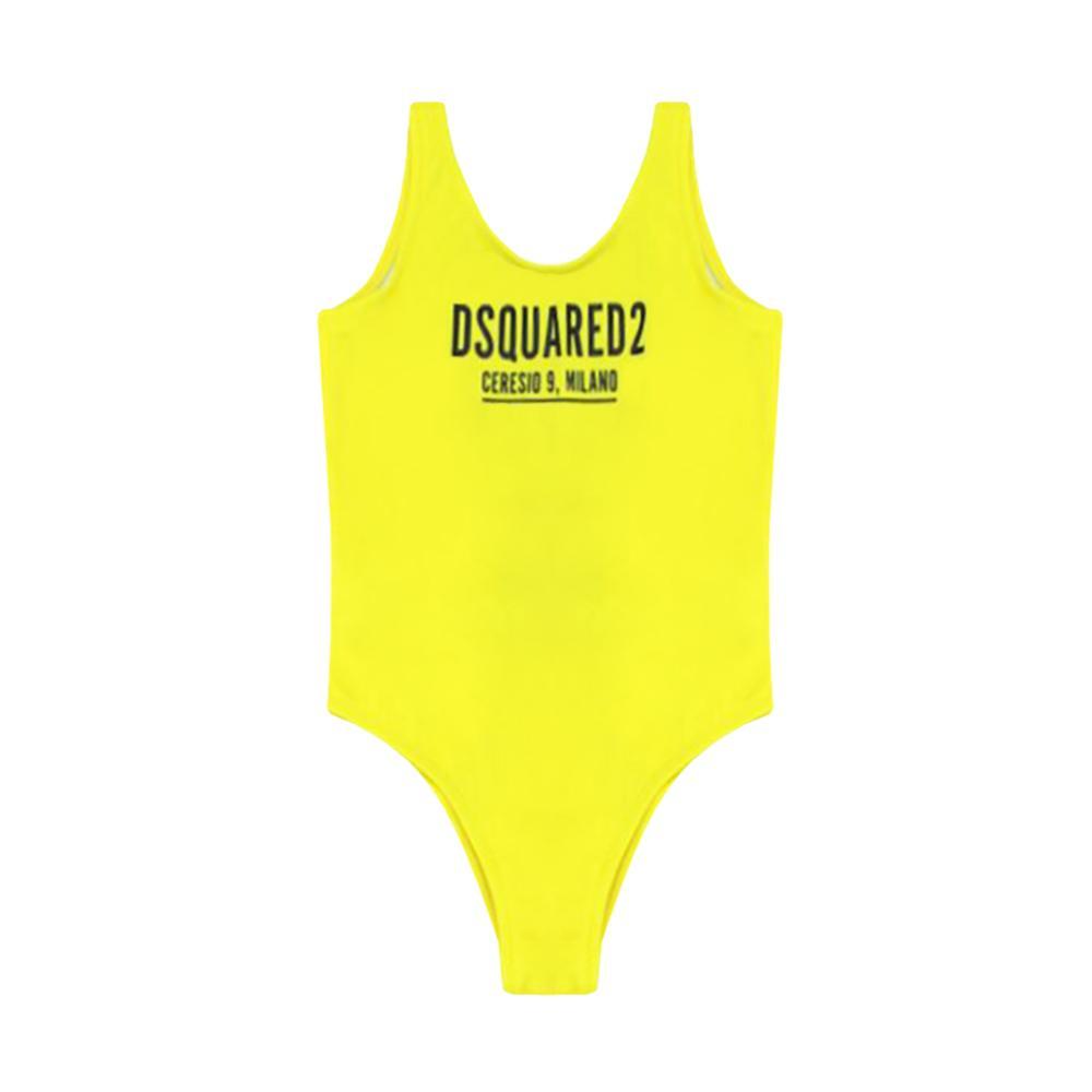 dsquared costume intero dsquared. giallo - foto 1