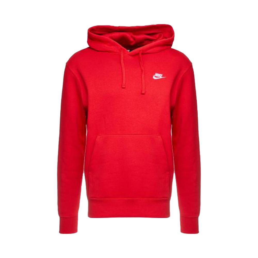 nike felpa nike. rosso