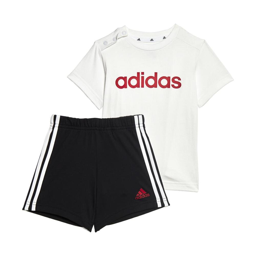 adidas completo adidas. bianco/rosso, 2pz - foto 1