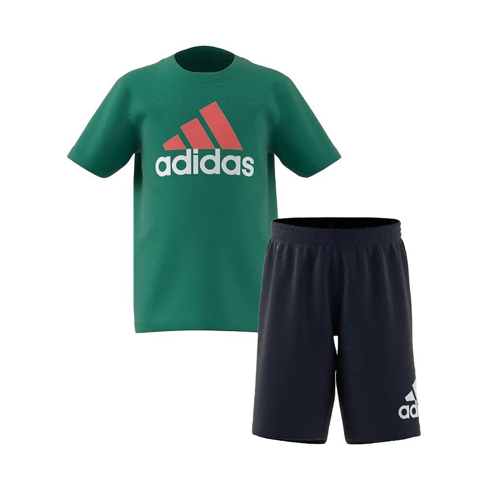 adidas completo adidas. verde/blu, 2pz