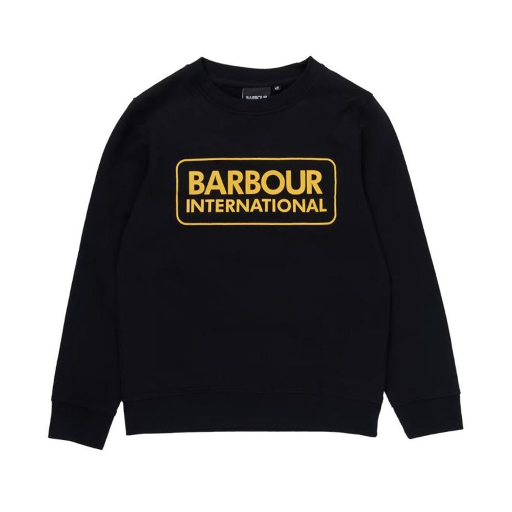 barbour felpa barbour. nero