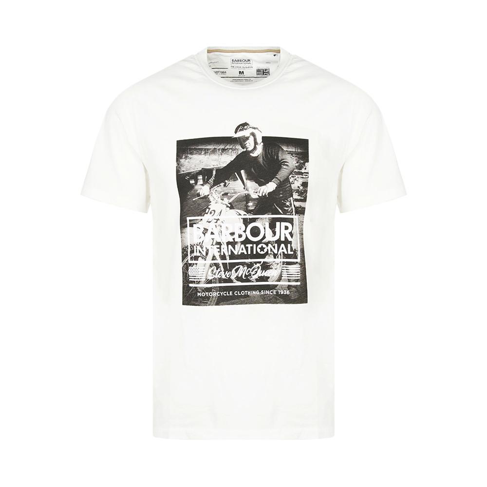 barbour t-shirt barbour. bianco - foto 1