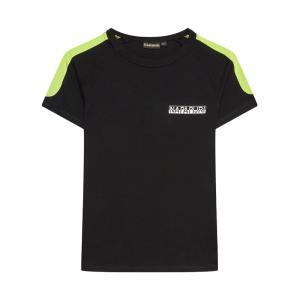 T-shirt . nero/lime