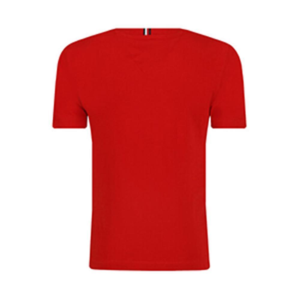 tommy hilfiger t-shirt tommy hilfiger. rosso - foto 2