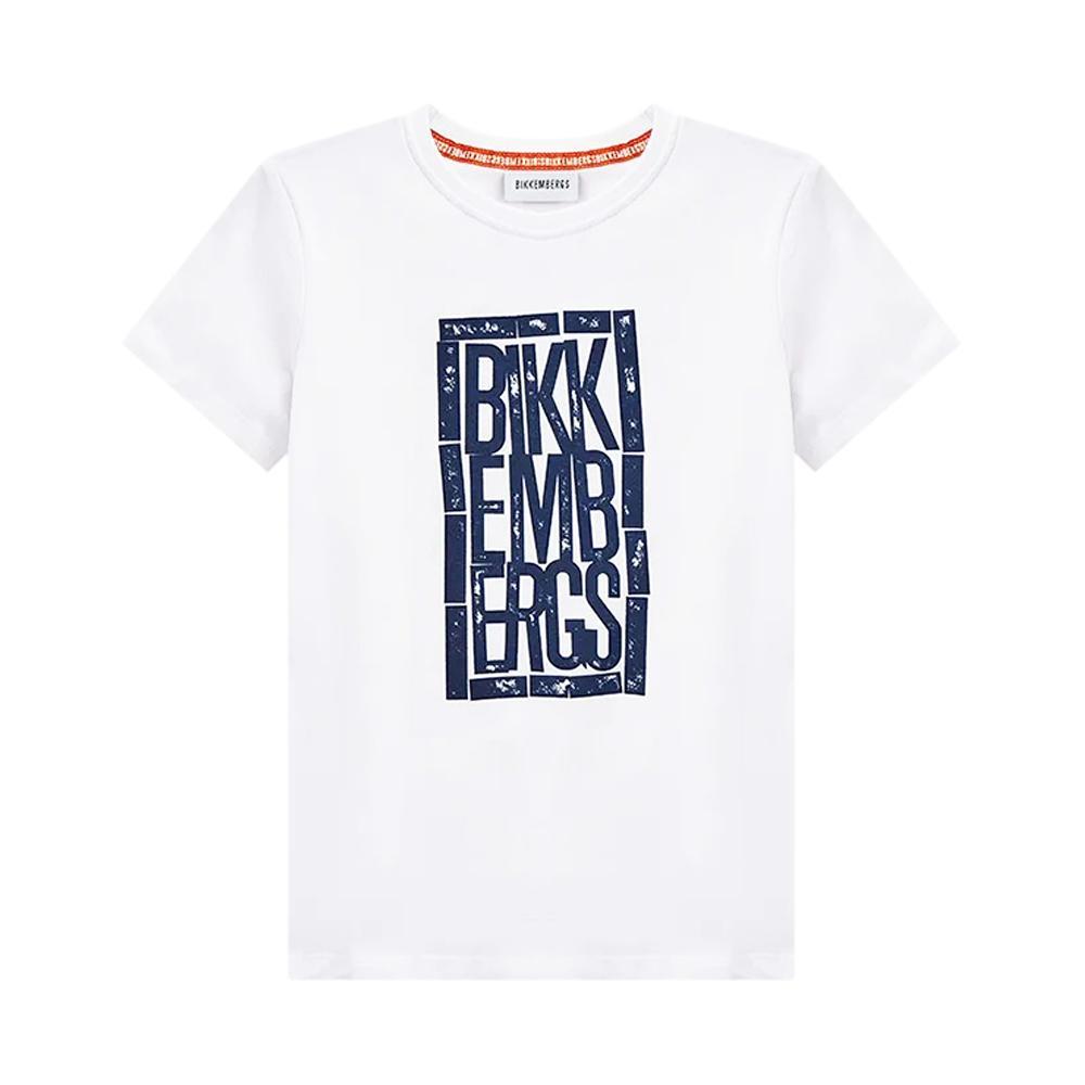 bikkembergs t-shirt bikkembergs. bianco - foto 1