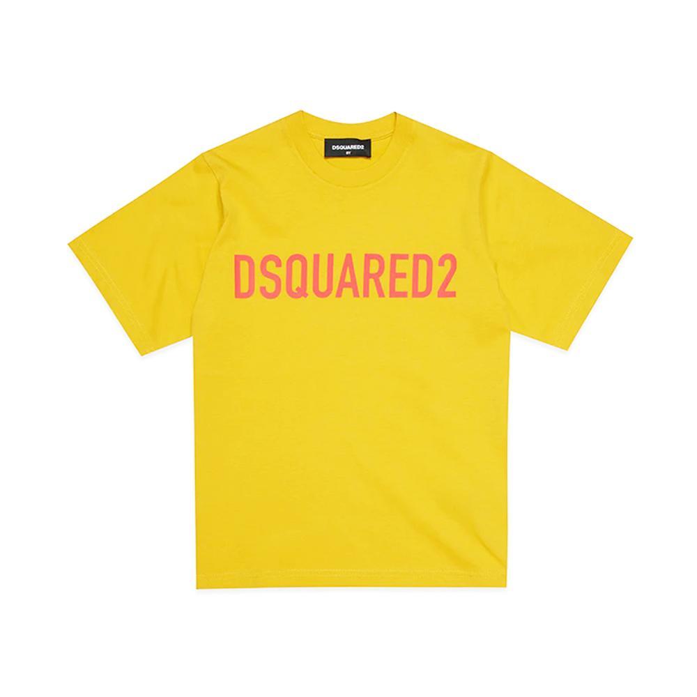 dsquared t-shirt dsquared. giallo - foto 1