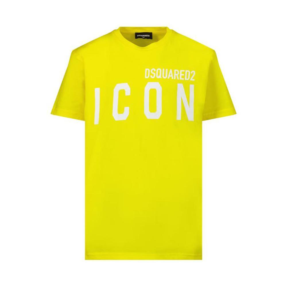 dsquared t-shirt dsqaured. giallo - foto 1