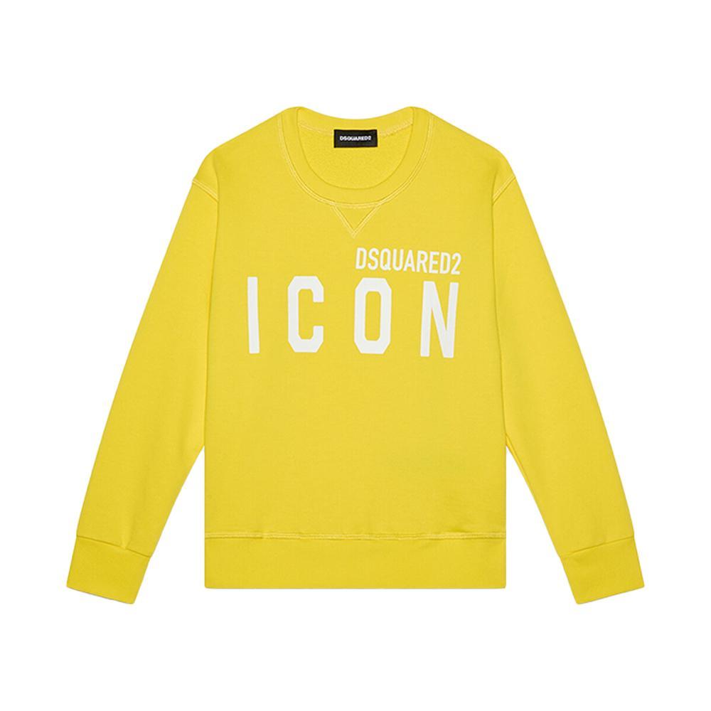 dsquared felpa dsquared. giallo