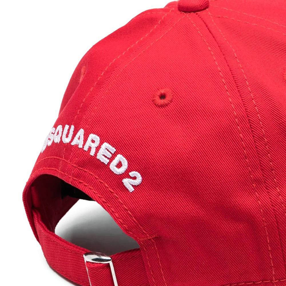 dsquared berretto dsquared. rosso