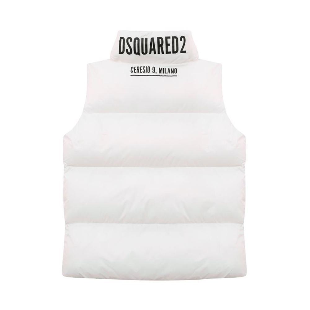 dsquared gilet dsquared. bianco