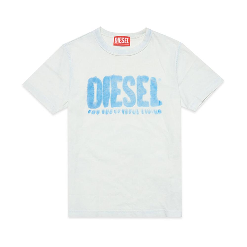 diesel t-shirt diesel. grigio perla - foto 1