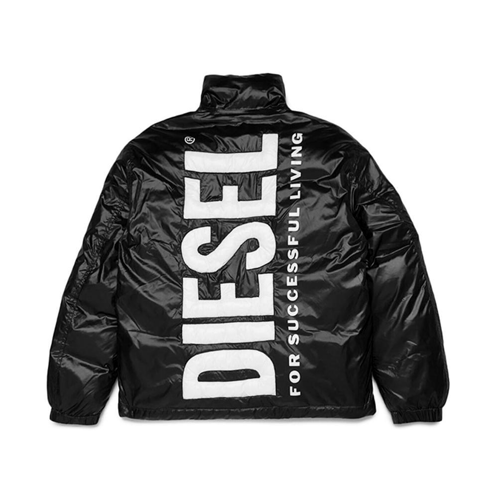 diesel giubbotto diesel. nero