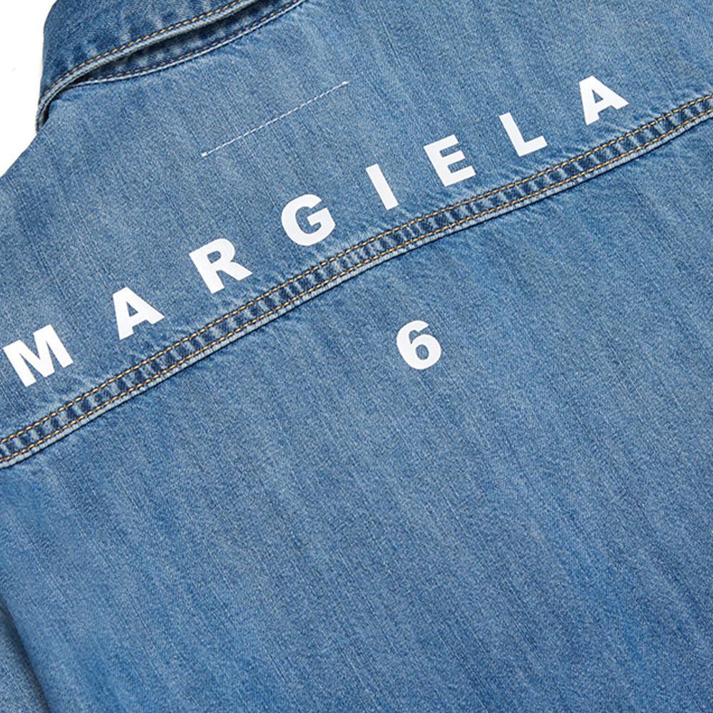 maison margiela abito maison margiela. denim - foto 3