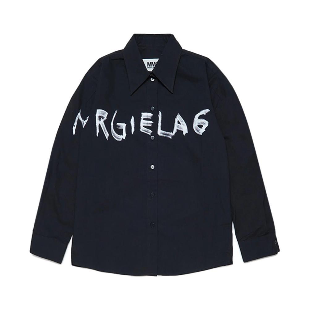 maison margiela camicia maison margiela. nero