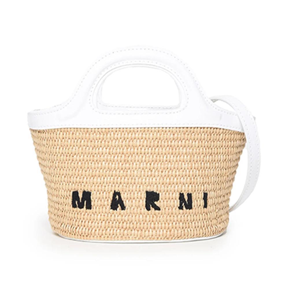 marni borsa marni. bianco/beige