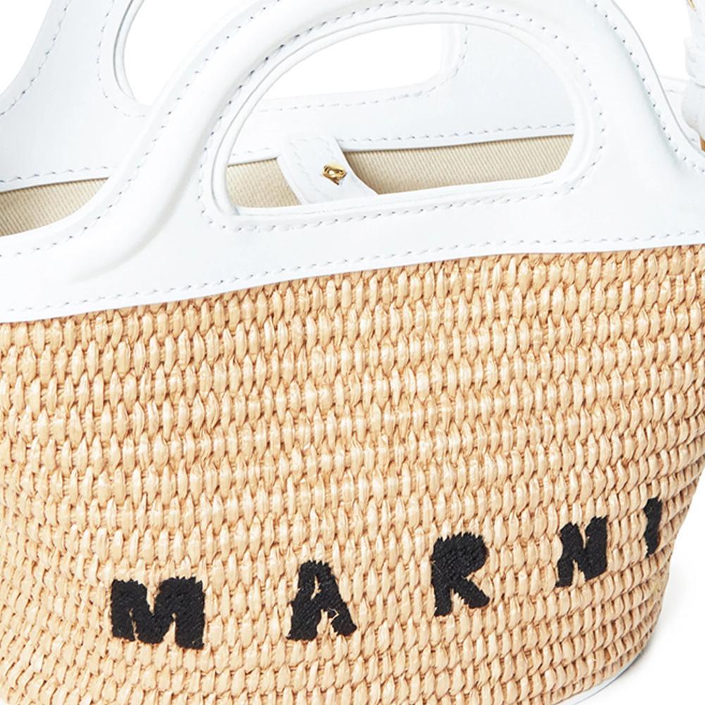 marni borsa marni. bianco/beige