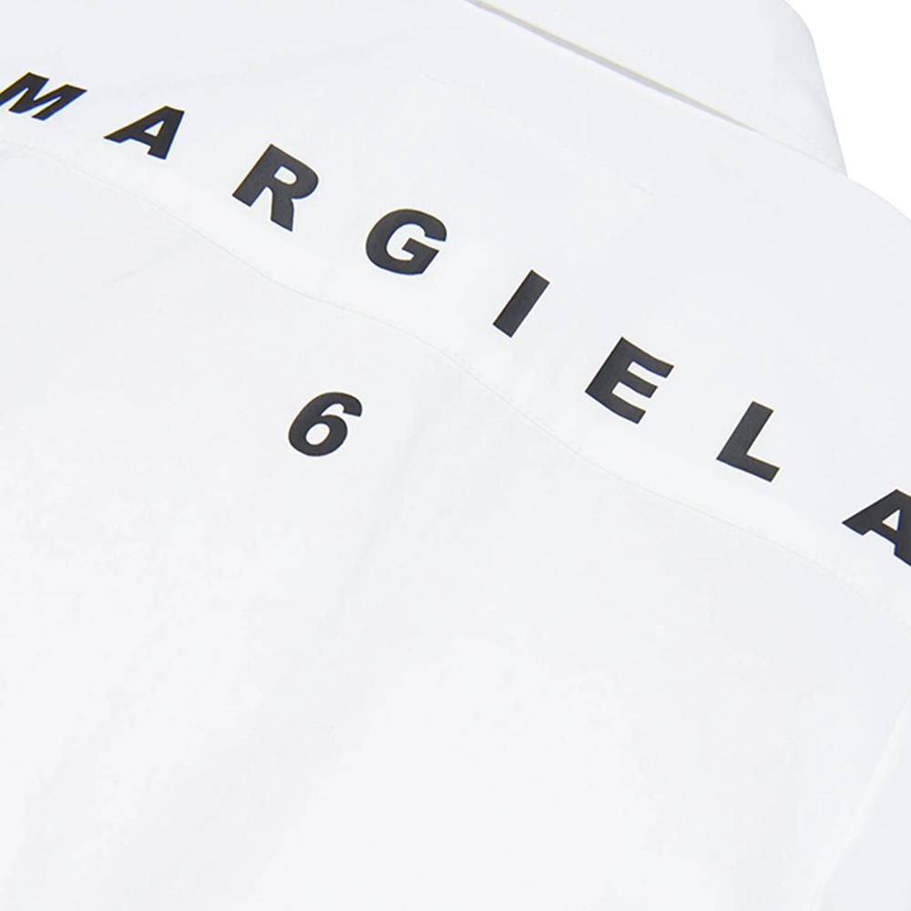 maison margiela camicia maison margiela. bianco - foto 3