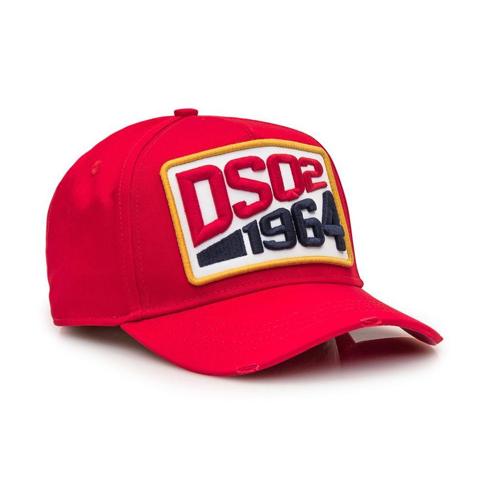 dsquared cappello dsquared. rosso