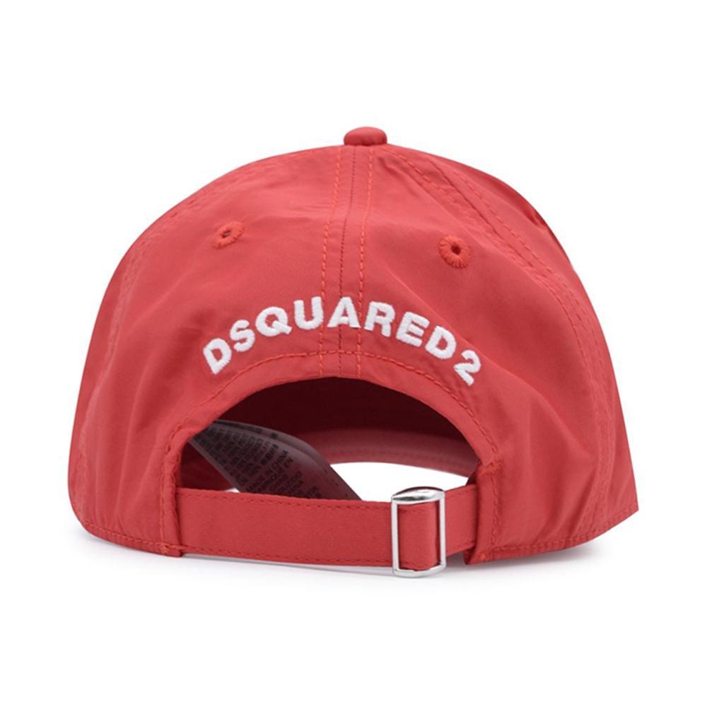 dsquared berretto dsquared. rosso