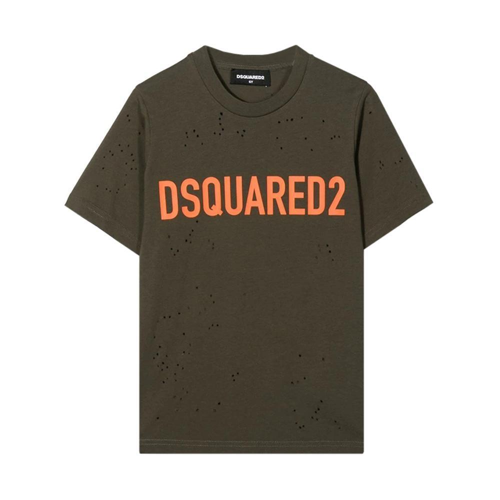 dsquared t-shirt dsquared. militare