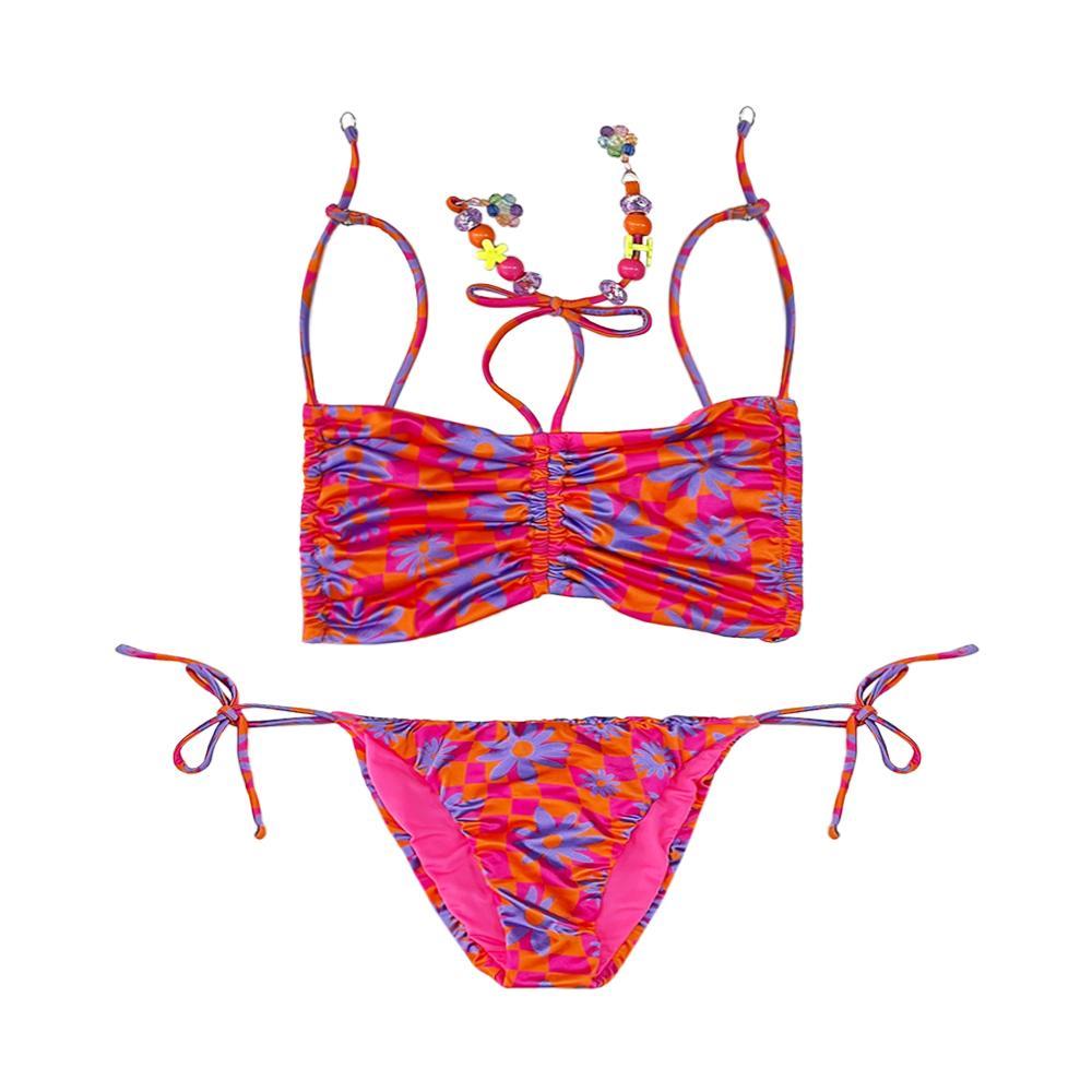 fk bikini fascia f**k. fantasia/arancio/fucsia - foto 1