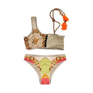 Bikini f**k. beige/multicolor