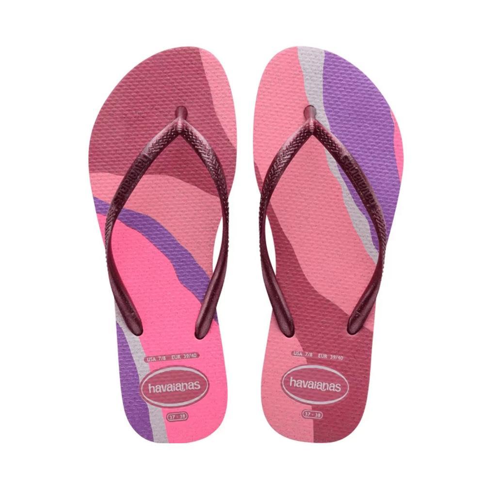 havaianas infradito havaianas. rosa/bronzo - foto 1