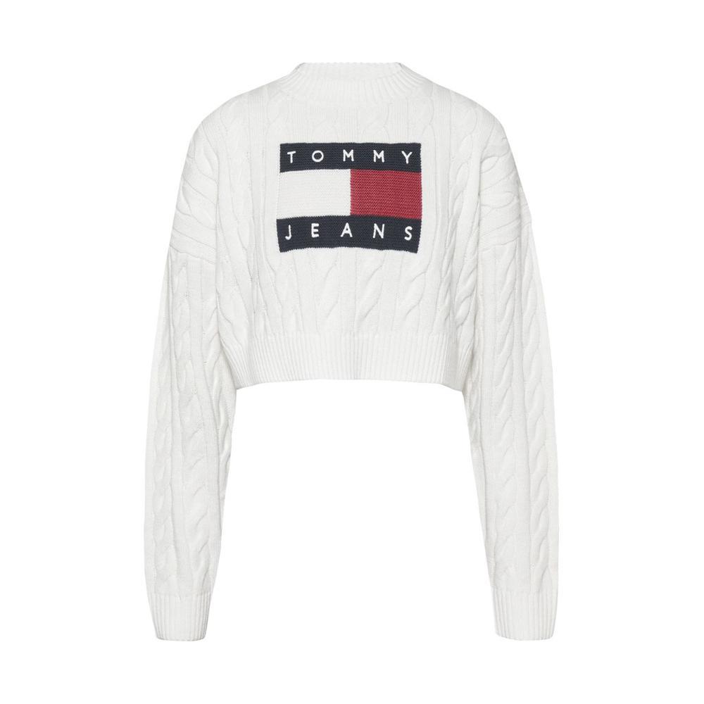 tommy hilfiger maglia tommy hilfiger. bianco - foto 1