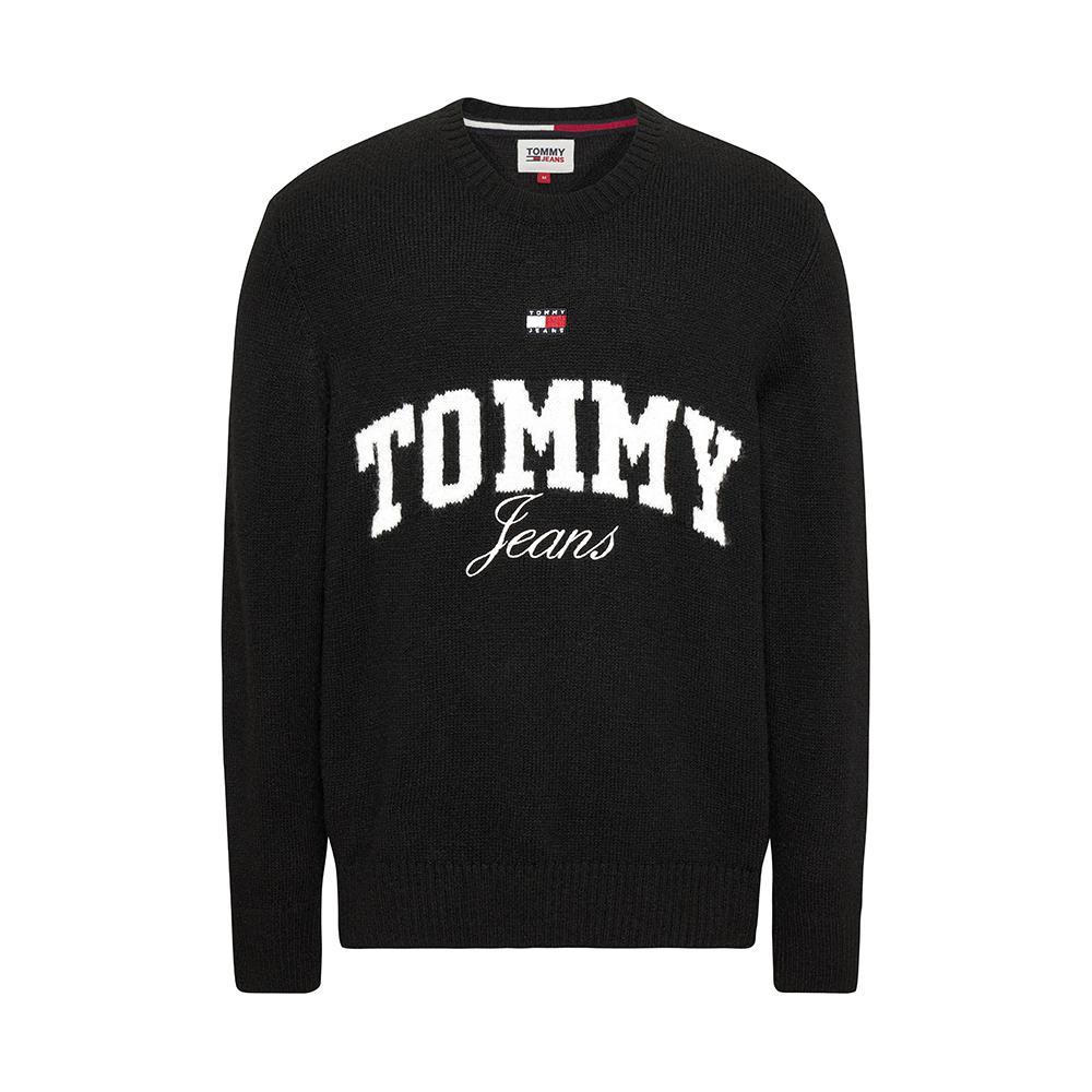 tommy hilfiger maglione tommy hilfiger. nero - foto 1