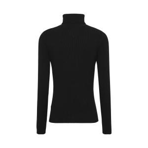 Maglia collo alto . nero