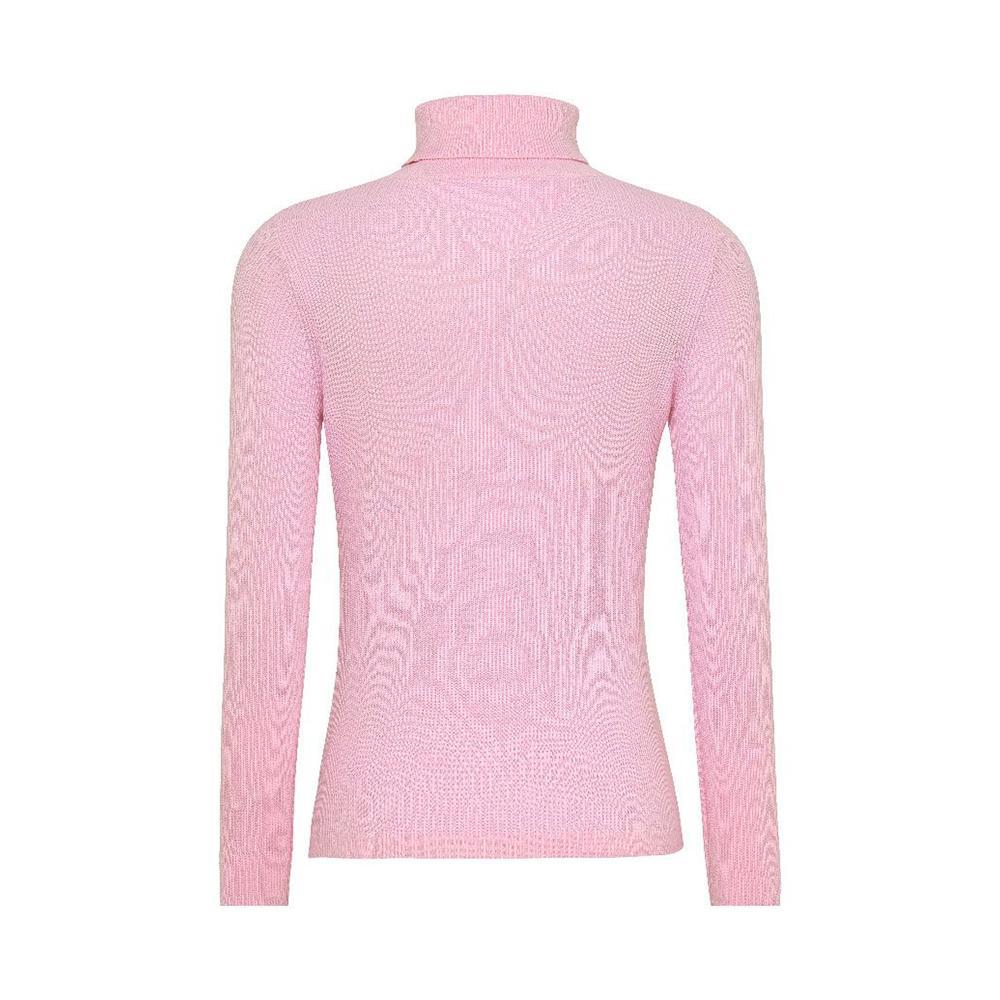 tommy hilfiger maglia collo alto tommy hilfiger. rosa