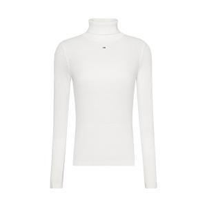 Maglia collo alto . bianco