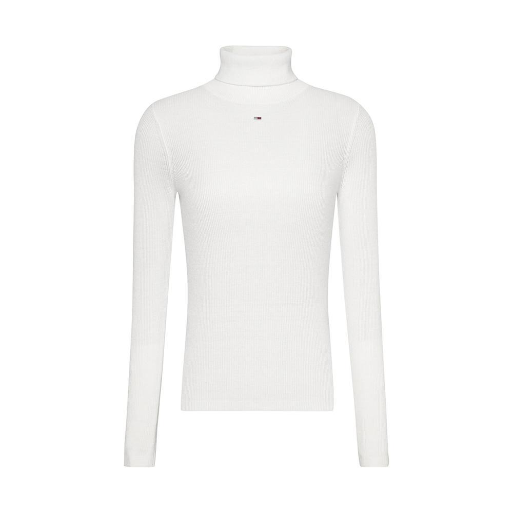 tommy hilfiger maglia collo alto tommy hilfiger. bianco