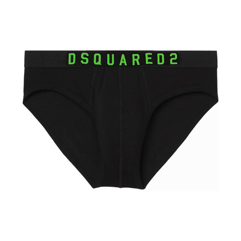 dsquared slip dsquared. nero/verde