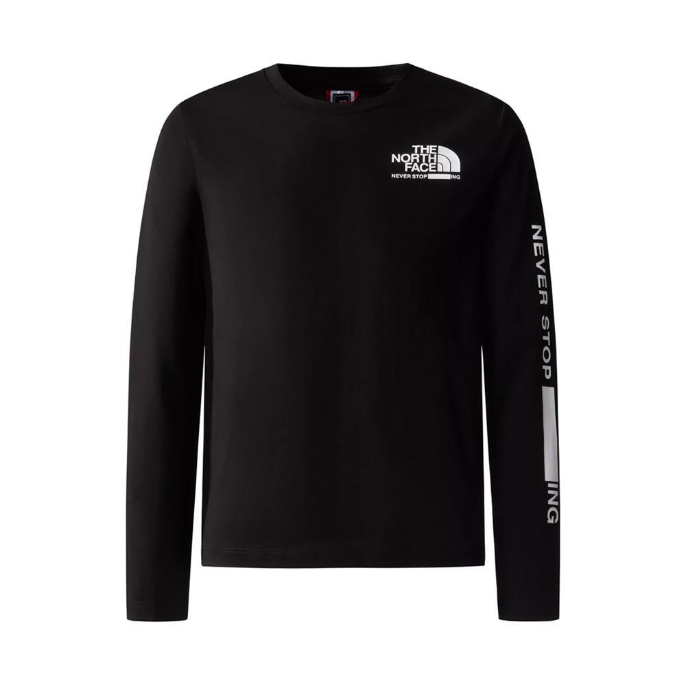 the north face t-shirt the north face. nero