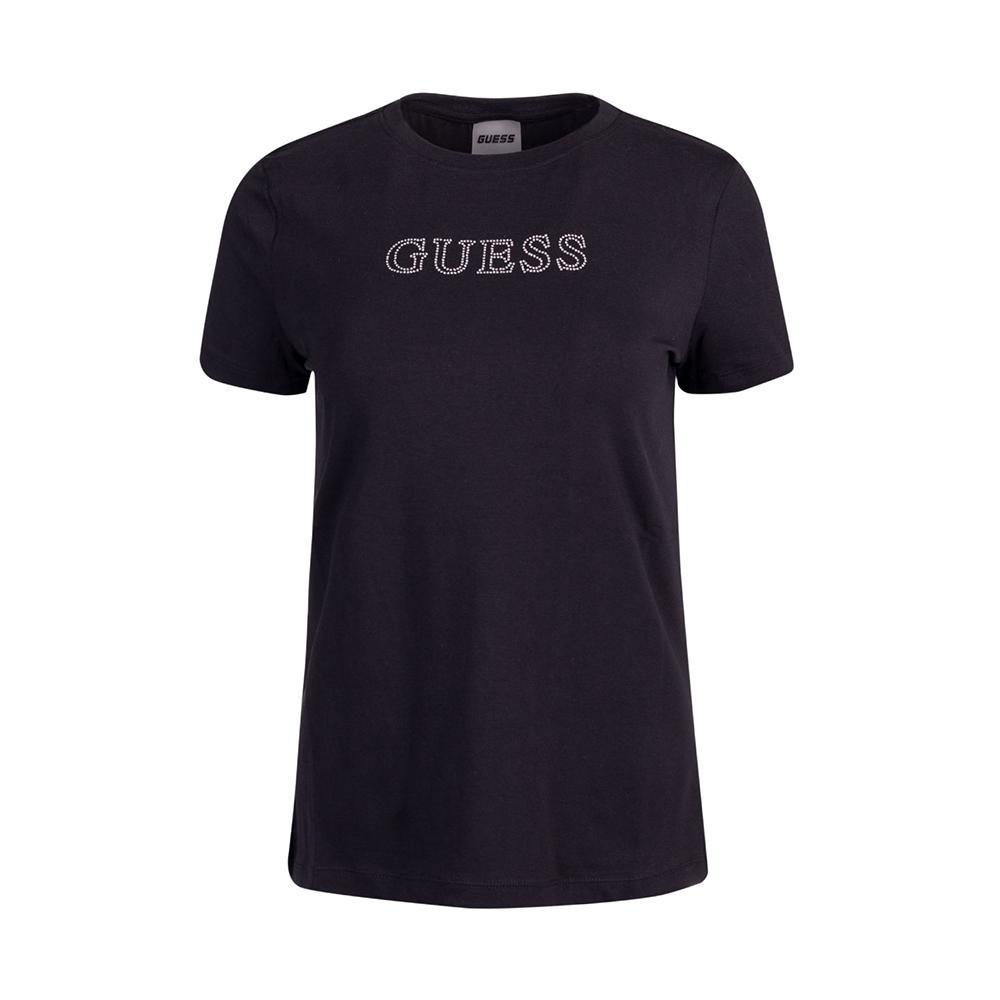 guess t-shirt guess. nero