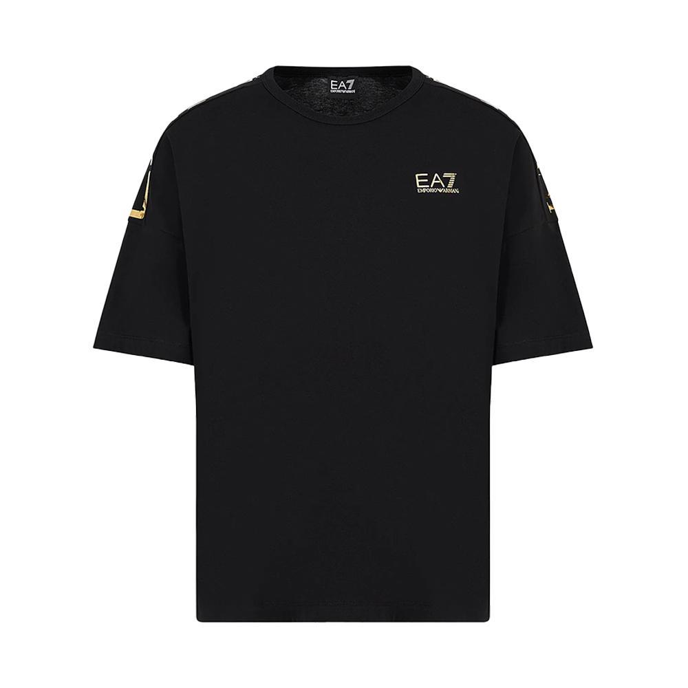 ea7 t-shirt ea7. nero/oro