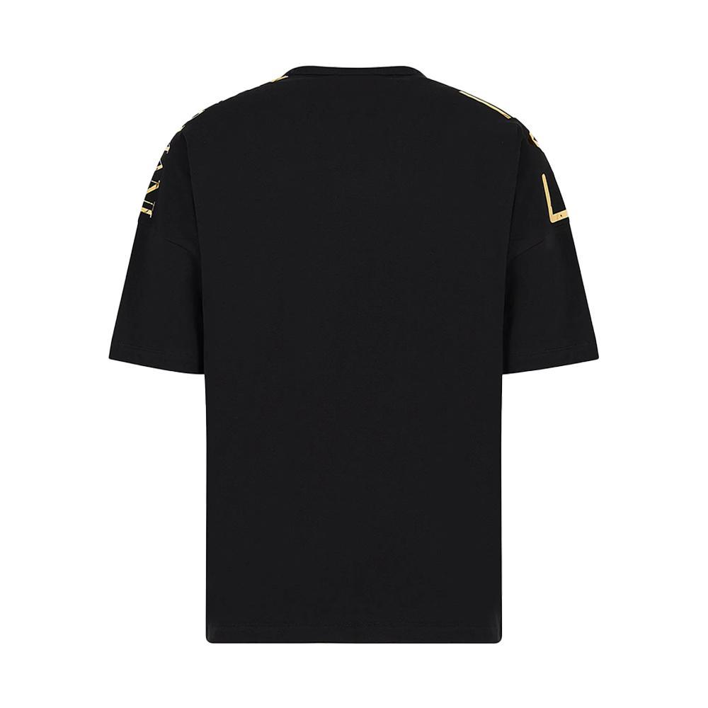 ea7 t-shirt ea7. nero/oro