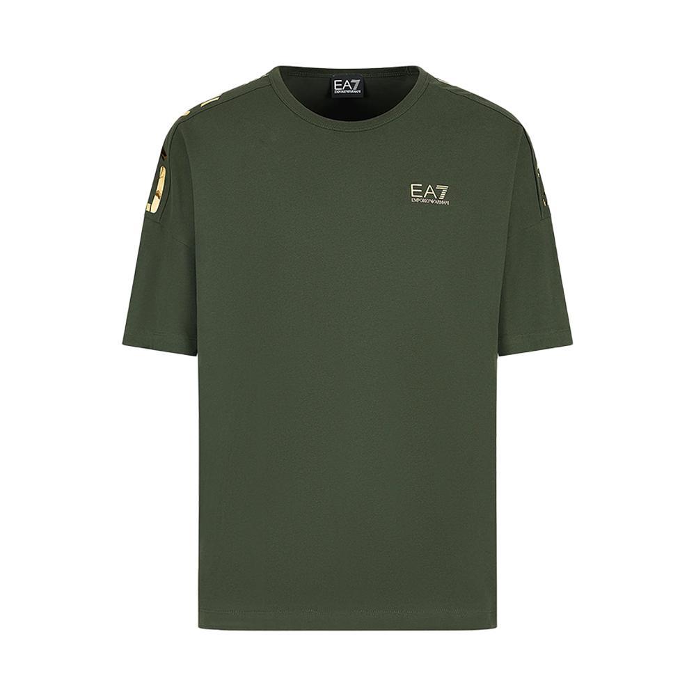 ea7 t-shirt ea7. verde/oro - foto 1