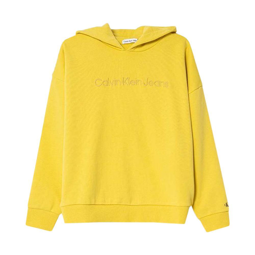 calvin klein felpa calvin klein. giallo