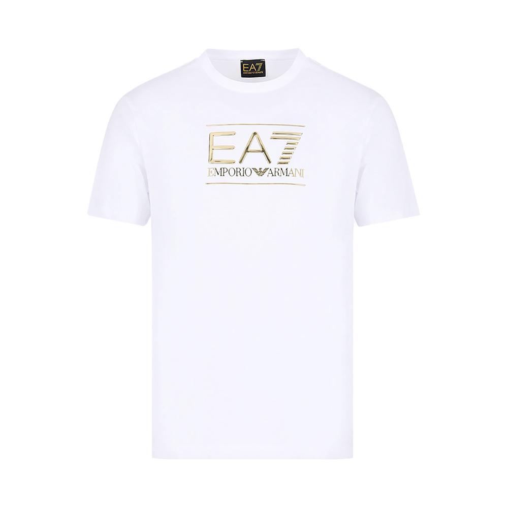 ea7 t-shirt ea7. bianco